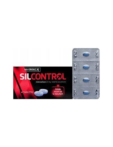 Silcontrol 25mg 4 Tablets