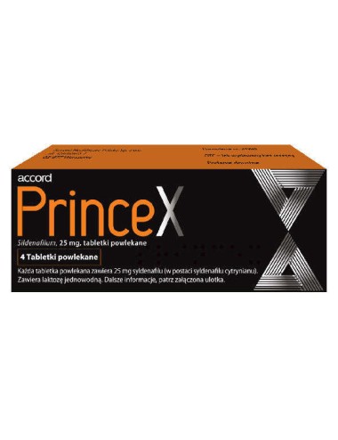 Princex 25mg 4 tabletki